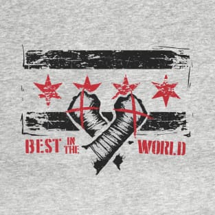 CM Punk Chicago Flag T-Shirt